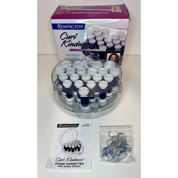 Remington Mist Hot Roller Hair Curlers Pageant Prom Curlers W/ Clips Model H1052 - Picture 8 of 8